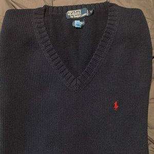 Big and Tall Ralph Lauren Polo Sweater Vest - V Neck